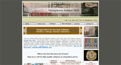 Desktop Screenshot of georgetownantiquemall.com